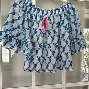 Lilly Pulitzer off the shoulder top